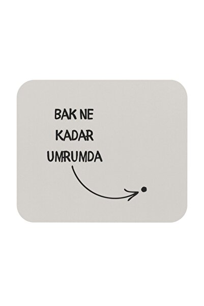 Duxy Yazılı Mouse Pad, 21x17 cm,Kaymaz Taban, Ev, Ofis ve Oyun için Rahat ve ...