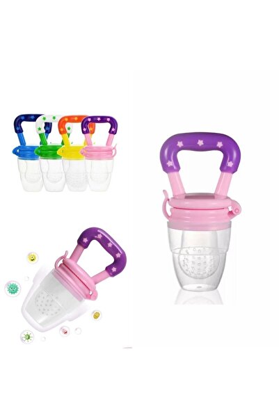 Gönül İşlerim Bebek Sebze Meyve Besleyici Emziği-pembe