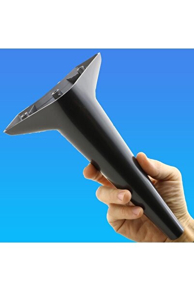 Badem10 Aspen Mobilier de lux Canapea Fotoliu Unitate TV Consolă Picior Picioare 24 Cm Picior Negru (4 BUC.)