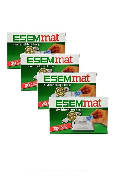 Esemmat Sivrisinek Kovucu Tablet 20 Adet X4 Adet