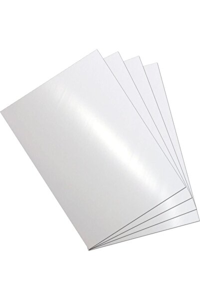 ZEMZEM 250 Adet Parlak Kuşe Yapışkanlı Etiket Sticker A4