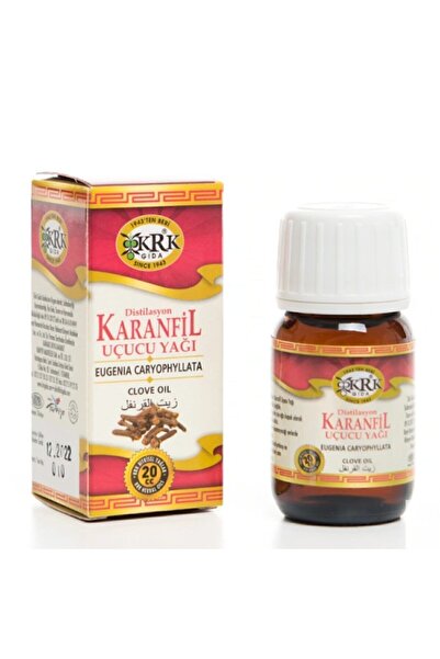 Krk Gıda 20 مل من زيت القرنفل العطري