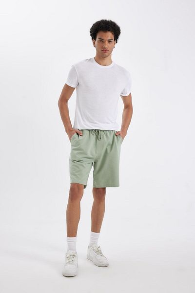 DeFacto Slim Fit Slim fit Βασικό ίσιο σορτς W1105az24sm