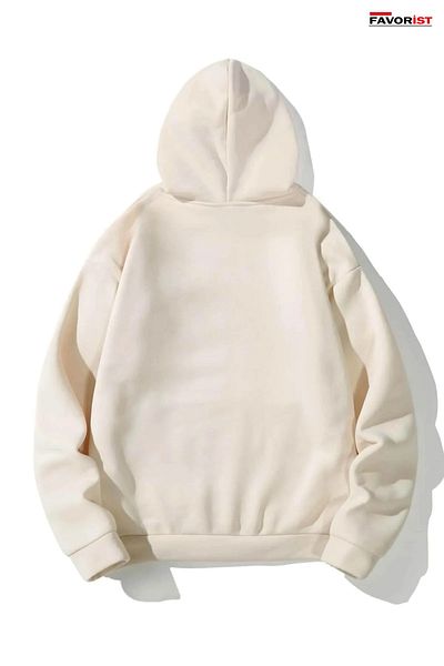FAVORİST Φούτερ με κουκούλα UNISEX Oversize - Happiest Printed