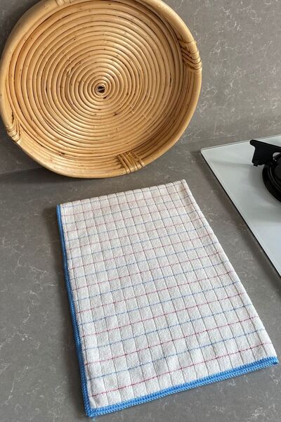 Micro Clean ميسكلين (1 قطعة) قماش سحري لتجفيف الأطباق أزرق 40*60 سم