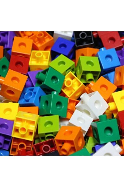 Gazi Kırtasiye Geçmeli Birim Küpler - Snap Cubes - Matematik Küpleri - Akıl Küpleri - 200 Parça - 2x2x2 Cm