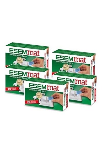 Esemmat Sivrisinek Kovucu Klasik 20 Tablet 5 Li Set