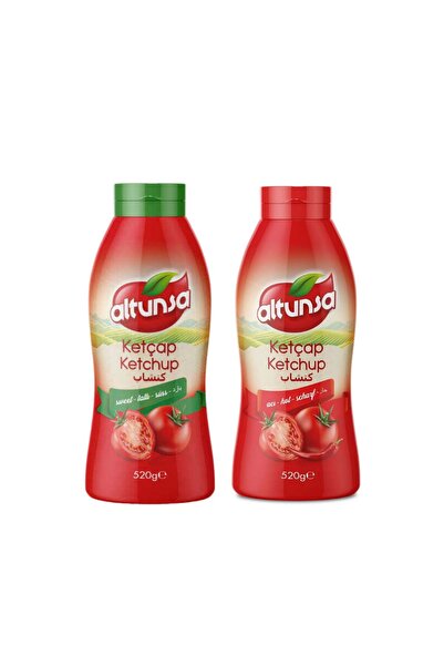 Altunsa Acılı Ve Tatlı Ketçap 520 G 2 Li Set