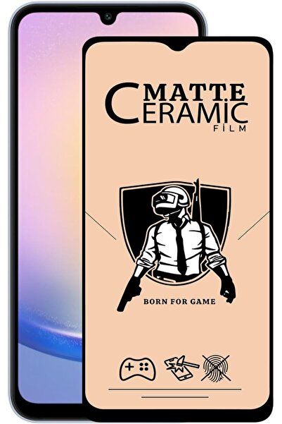 Fibaks Samsung Galaxy A05 Uyumlu Mat Seramik Esnek Ekran Koruyucu Kırılmaz Na...