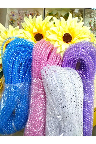 Murat Süs Simli Boru İp (25 metre) Nikah Şekeri Malzemeleri | El İşi Süsleme ...