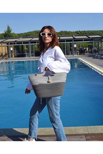 CARPELLA HOME Bohemian Style Summer Bag - Beach Bag, Decorative Bag, Washable Bag