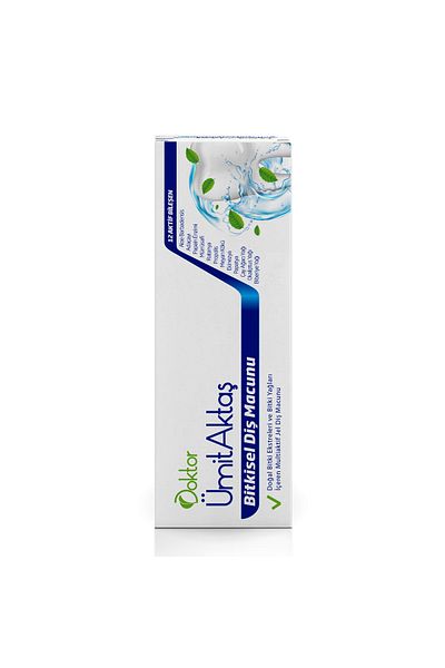 Dr. Ümit Aktaş 75ml Herbal Toothpaste - Fluoride Free, Paraben Free and SLS Free