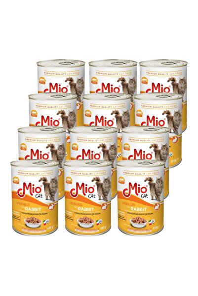 MİO Mio Kısırlaştırılmış Kediler İçin Tavşan Etli Konserve 415 gr/Tavşanlı Ya...