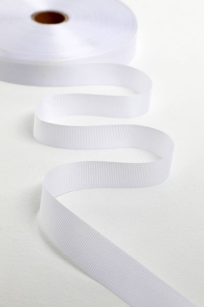 AkalBatu No1 50m Λευκή Κορδέλα Grosgrain 2 cm
