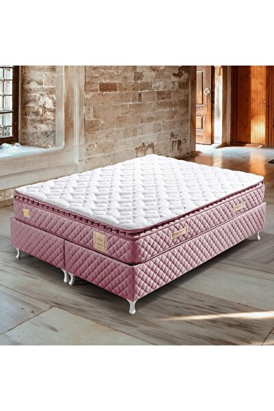 Setay Stella Ortopedik Tek Kişilik Yaylı Yatak - Pembe