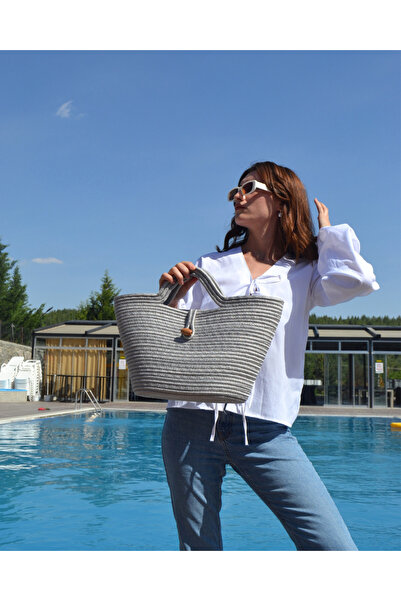 CARPELLA HOME Bohemian Style Summer Bag - Beach Bag, Decorative Bag, Washable Bag