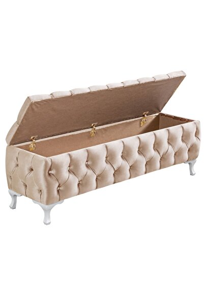 Setay Yatak Ucu Pufu, Cappy Bench, Sandıklı Ayakucu Pufu 40x50x180