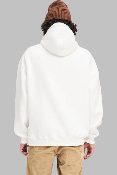 Nyda Collections Unisex Oversize Hooded Hoodie - Μακρυμάνικο, Smile Printed, Βαμβακερό