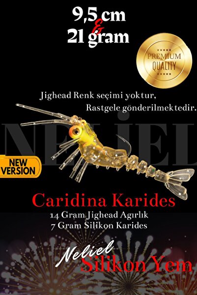 Caridina Shrimp 9.5cm 21gr Silicone Fake Shrimp
