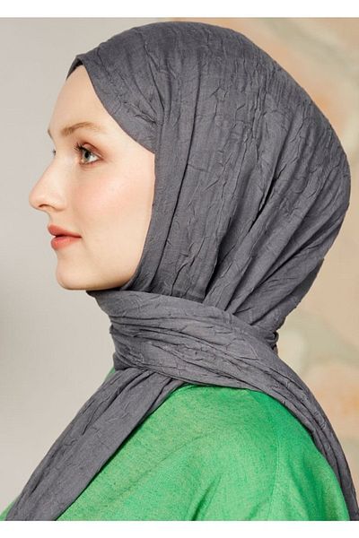 HAR-UM Ticaret Hijab Women's Bamboo Scarf Shawl Smoked