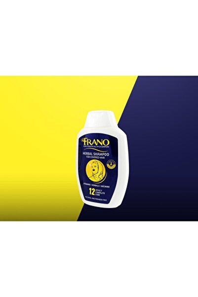 FRANO Tesettürlü Saçlar Için 12 Etkili Multi Vitamin Besleyici Bitkisel Bakım Şampuanı 300 ml