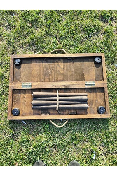 ZMB 50x70  Ahşap katlanır kamp piknik masası