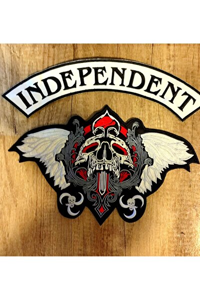 Özden Nakış مجموعة رقعة خلفية كبيرة الحجم لراكبي الدراجات النارية