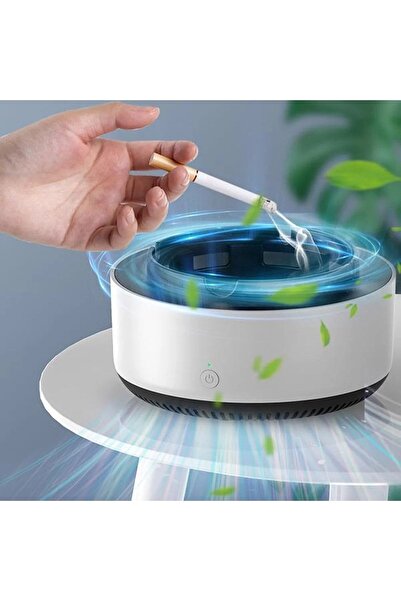 Autowise Duman Çeken Küllük Duman Filtreli Fanlı Küllük Hava Temizleyici Ev K...