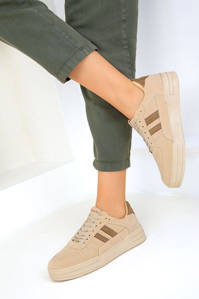 SOHO Beige-Brown Unisex Sneaker 17105