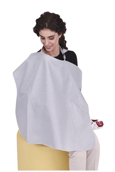 Sevi Bebe Breastfeeding Cover with Buckle Art-6372 Gray Score