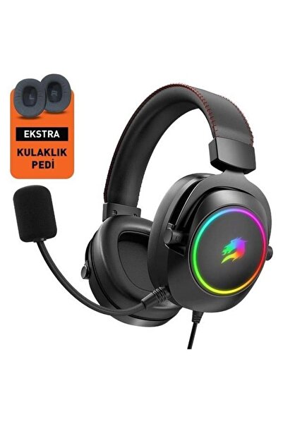 GAMEBOOSTER H44 Rgb Usb7.1 Siyah Profesyonel Oyuncu Kulaklığı