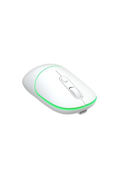 LENOVO Lecoo Ws210 Kablosuz Bluetooth Sessiz Şarjlı 1600dpi Optic Beyaz Mouse