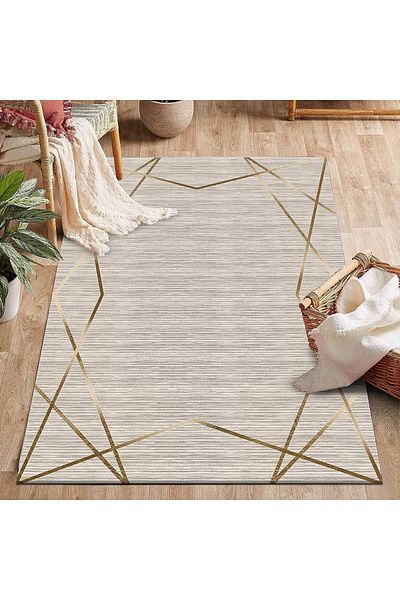Faiend Digital Printing Washable Non-Slip Base Decorative Living Room Carpet Kitchen Carpet (21)