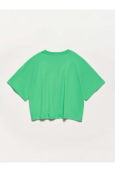 Dilvin 30119 Basic T-Shirt-πράσινο