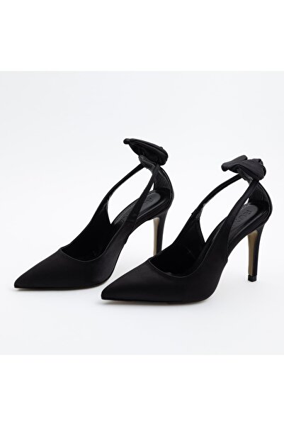 RUXENE آخر مغلق اصبع القدم مدبب 10 سم كعب رفيع نافذة التفاصيل القوس لامعة مسا...