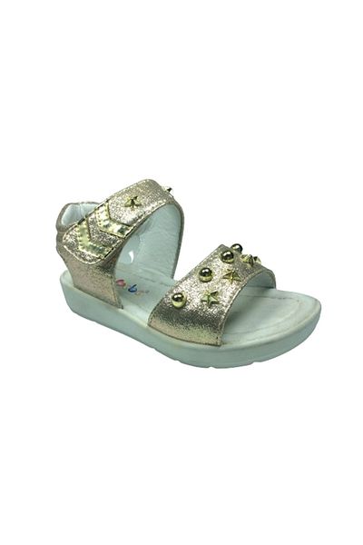 OrtopedikAL Shiny Gold Glitter 1005 Model Girl's Sandals