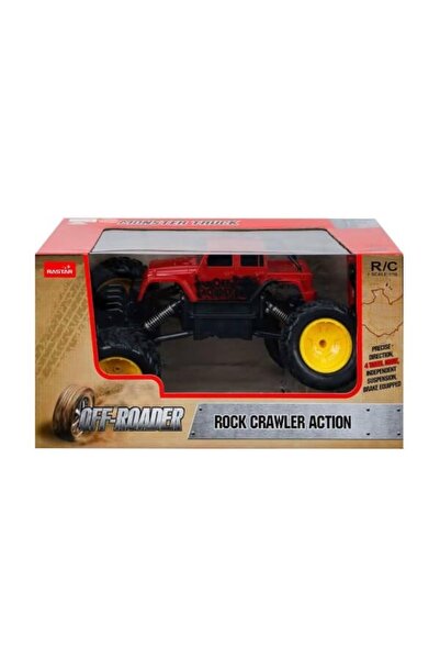 Rastar 1:18 Rock Crawler Uzaktan Kumandalı Aksiyon Aracı - Kırmızı