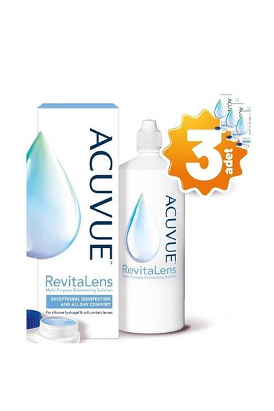 ACUVUE Revitalens Disinfectant Lens Solution 360 ml 3 Pieces