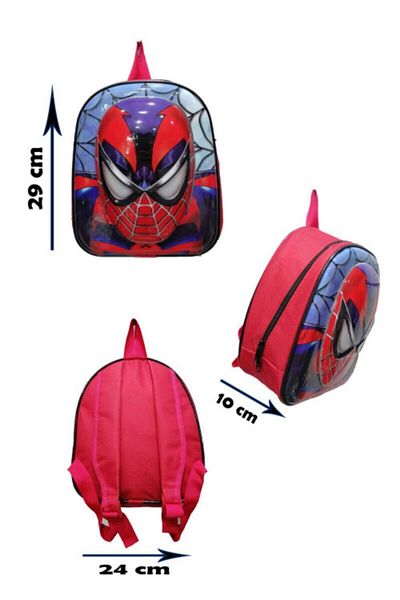 SPIDERMAN 5d Embossed Kindergarten Nursery And Daily Use Bag Spiderman Backpack