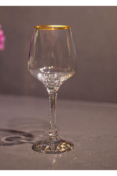 sudeka 31 Parça 6 Kişilik Gold Cam Su Bardak Takımı, Meşrubat Bardağı Seti