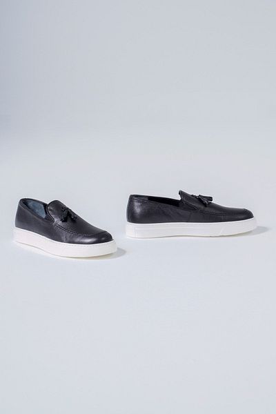 CZ London Genuine Leather Men's Loafer Sneakers Sneakers Tassel Comfort Pad