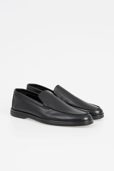 CZ London Genuine Leather Men's Classic Laceless Loafer Shoes