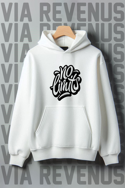 Vordevia Без ограничения - 3-прежден суитшърт с качулка и джоб „кенгуру“, гол...