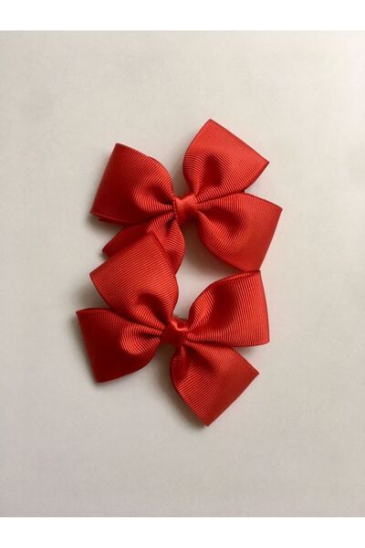 almisbows Κόκκινο φιόγκο για κορίτσια - κλιπ πόρπης, 23 Απριλίου 29 Οκτωβρίου