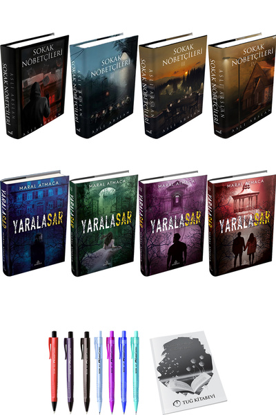 İndigo Kitap Sokak Nöbetçileri 4lü Set Ciltli ve Yaralasar 4lü Set Ciltli Mar...