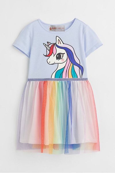 Daisy Dolly Rochie cu fustă din tul pentru fetiță