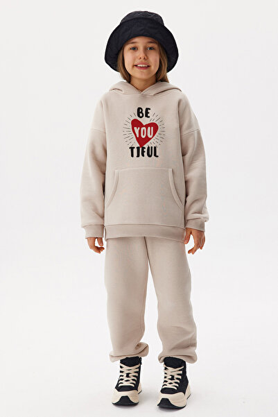 MYADA Nova sezonska premium - You Beatiful Štampano dečija trenerka set 22437