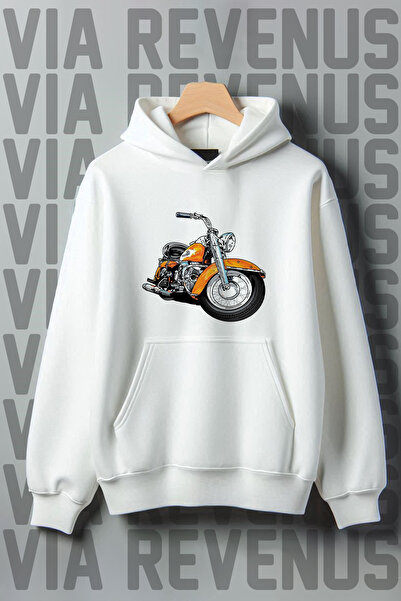 Vordevia Široka kroja - 3 niti bela K Sa kapuljačom motociklistička B Štampan...