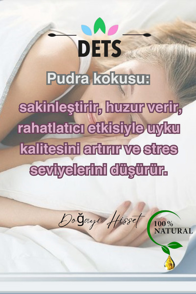 Dets Pudra Kokulu Uyku ve Yastık Spreyi Sleep And Pıllow Spray 50ml