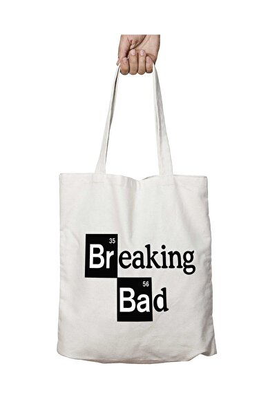 ART HEDİYE Breaking Bad Black Washable Permanent Shoulder Tote Bag - for Beac...